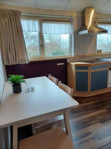 Kuchyň nebo kuchyňský kout v ubytování Hotel Dichtbijzee