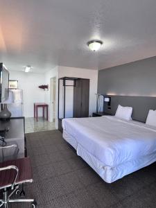 Postel nebo postele na pokoji v ubytování OYO Garden Inn and Suites Pearsall I-35 East