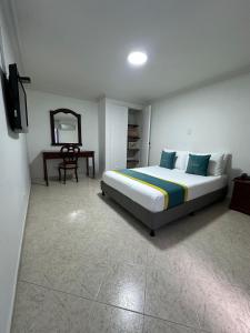 Katil atau katil-katil dalam bilik di Hotel Lukas
