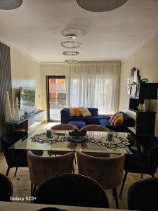 Posezení v ubytování Luxury apto 3 rooms+pool+ campo de golf. Cocotal