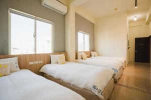 Llit o llits en una habitació de Blue Lagoon