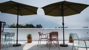Balkón nebo terasa v ubytování Central Hostel Pondicherry