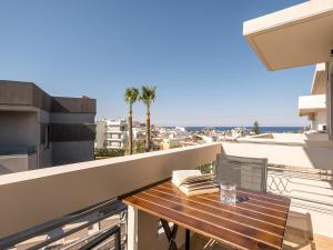Μπαλκόνι ή βεράντα στο Chania sea view apartment - Crete