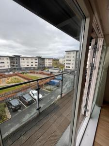 Balkón nebo terasa v ubytování Superb Double room near Airport