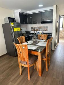 Η κουζίνα ή μικρή κουζίνα στο Apartamento Ubate