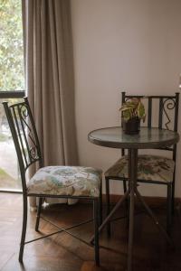 Χώρος καθιστικού στο Temazcal Hostel