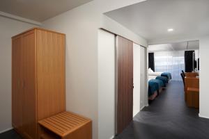 Una cama o camas en una habitación de Hotel Örk