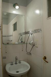 Et badeværelse på CasaBlanca Hotel Boutique