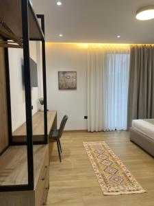 Posezení v ubytování Skanderbeg Hotel