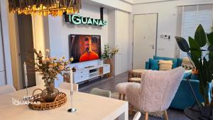 Χώρος καθιστικού στο Villa Las Iguanas
