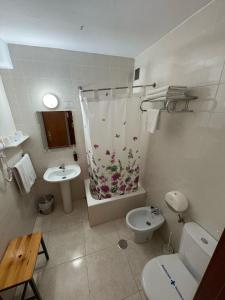 Kúpeľňa v ubytovaní Hostal La Rosa