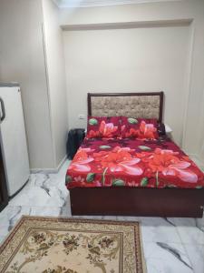 Postel nebo postele na pokoji v ubytování Fully furnished studio with all services and amenities close to the beach