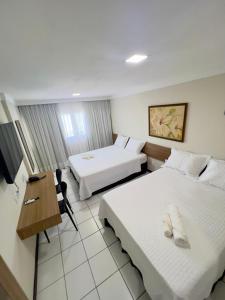 Postel nebo postele na pokoji v ubytování Flat no paraíso