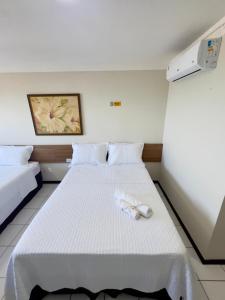 Postel nebo postele na pokoji v ubytování Flat no paraíso