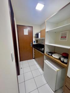 Kuchyň nebo kuchyňský kout v ubytování Flat no paraíso