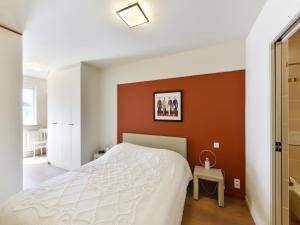 Ένα ή περισσότερα κρεβάτια σε δωμάτιο στο Modern apartment with stunning views