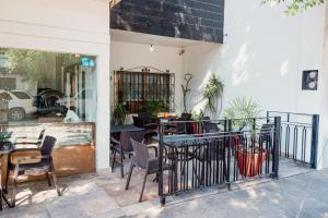 Posezení v ubytování Kualena Hostal