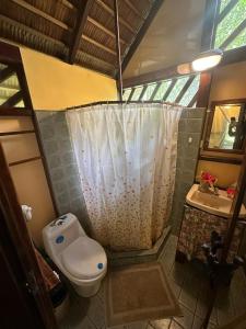 Koupelna v ubytování Alby Lodge Cahuita
