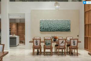 Η κουζίνα ή μικρή κουζίνα στο Moganshan Xinyuanju Homestay