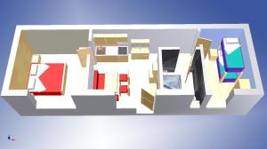 Půdorys ubytování Appartamenti Residence Pars
