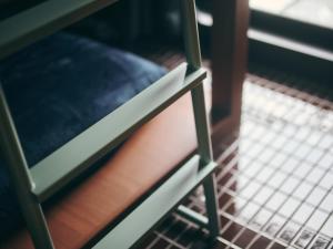 Postel nebo postele na pokoji v ubytování illi Amu Shimokitazawa