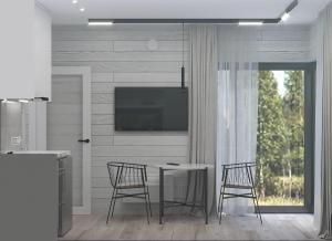 TV a/nebo společenská místnost v ubytování Apple Hostel Bishkek
