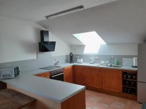 Kuchyň nebo kuchyňský kout v ubytování Ferienwohnung Spittler