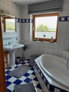 Koupelna v ubytování Ferienwohnung Spittler