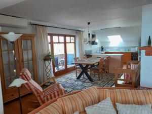 Posezení v ubytování Ferienwohnung Spittler