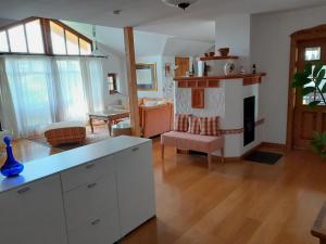 Posezení v ubytování Ferienwohnung Spittler