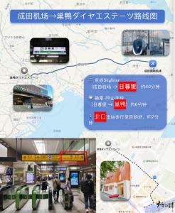 a collage of pictures of a train station at 2 巣鴨駅5分 5人房 1LDK 便利热闹丨Sugamo JR Line 5 minutes 5people in Tokyo