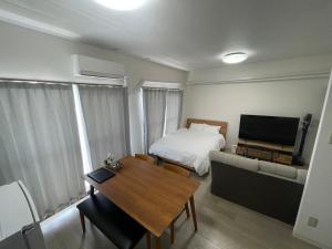 TV in/ali zabaviščno središče v nastanitvi 篠原橋マンション