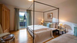Posteľ alebo postele v izbe v ubytovaní Chalet Schott