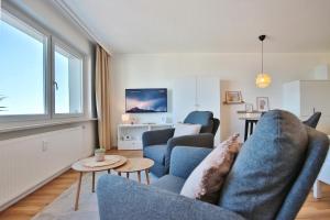 Χώρος καθιστικού στο Haus Seebrücke Appartement 9