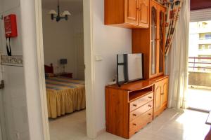 Kuchnia lub aneks kuchenny w obiekcie Apartamentos Topacio Unitursa