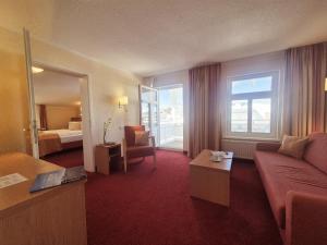 Postel nebo postele na pokoji v ubytování Hotel Villa Meeresgruss