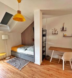 Postel nebo postele na pokoji v ubytování Das Jaartn - Boardinghouse Appartements & Ferienwohnung