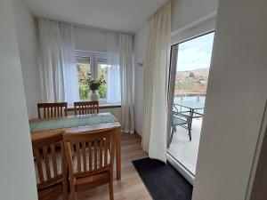 Balkoni atau teres di Ferienwohnung Löwensen