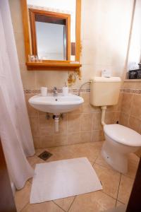 Koupelna v ubytování Guesthouse Sanabor
