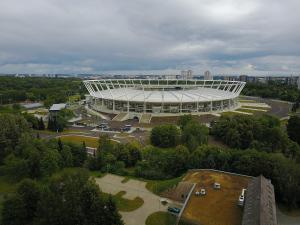 Letecký snímek ubytování Apartamenty Stadion & Park blisko Centrum Chorzowa + 2 fotografie