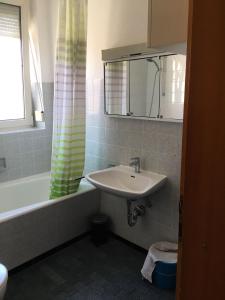 Koupelna v ubytování zum Handwerker Glück Boschhorn