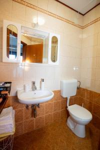 Koupelna v ubytování Guesthouse Sanabor