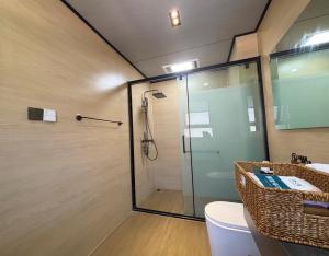Vonios kambarys apgyvendinimo įstaigoje Luyu Shijian B&B
