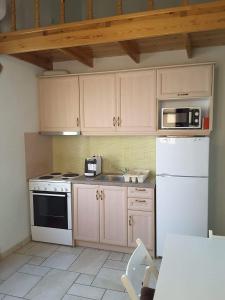 Η κουζίνα ή μικρή κουζίνα στο Frourio Apartments