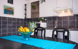 Kuchyň nebo kuchyňský kout v ubytování Apartments Tresan