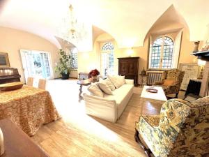 Zona de estar de Villa il Cardinale