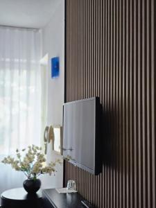Sjónvarps- og/eða afþreyingartæki á Hotel Hecco