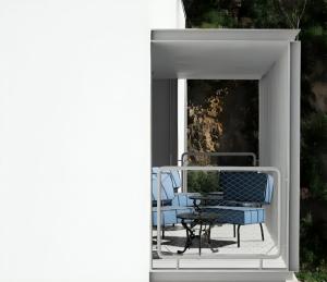 Balkón nebo terasa v ubytování Zero Box Lodge Coimbra