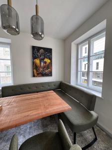 Χώρος καθιστικού στο Zentrale Altbauwohnung