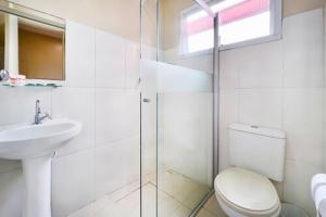Koupelna v ubytování OYO Hotel Itarantim, São Paulo